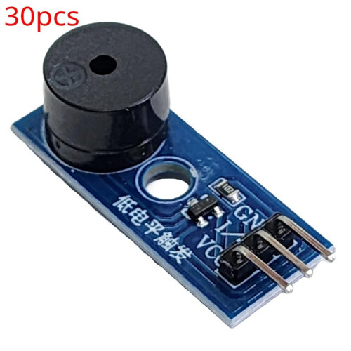 30-Pcs Passive Buzzer Module Electronic Building Blocks Active Buzzer Module Low-Level Trigger Buzzer Control Board 2