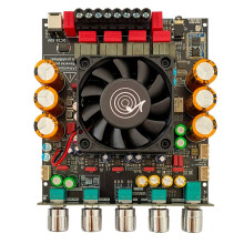 New ZK-APTX3  Amplifier 2.1 Channel 3D Surround Sound Subwoofer 300Wx2+600W Audio Power Amplifier Audiophile A