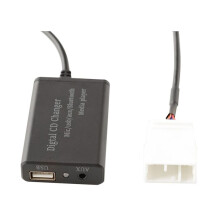 Music Interface for Goldwing GL1800 USB/AUX CD Player Adapter Compatible with Goldwing Motorcycle
