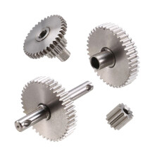 TRX4M Steel Overdrive Underdrive Stock Transmission Gear Pinion Set for 1/18 RC Crawler TRX4M Bronco RC Upgrades 16:6:1