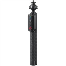 AMAGISN Remote Control Selfie Stick Stretchable Compatible with for / Action Camera and IOS Android Smartphone