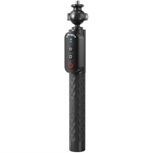 AMAGISN Remote Control Selfie Stick Stretchable Compatible with for / Action Camera and IOS Android Smartphone