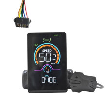 M5C-2 E-Bike LCD Display Meter Electric Scooter Speedometer LCD Panel UART for Mountain Electric Bike SM6PIN
