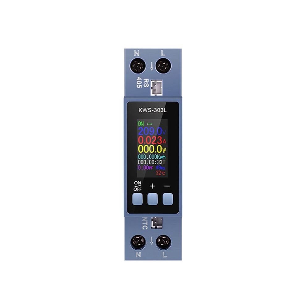 Led Digital Meter Din Rail Mount Voltmeter Ammeter Wattmeter Ac 100-290V With Rs485 Kwh Power Meter 6032730100808