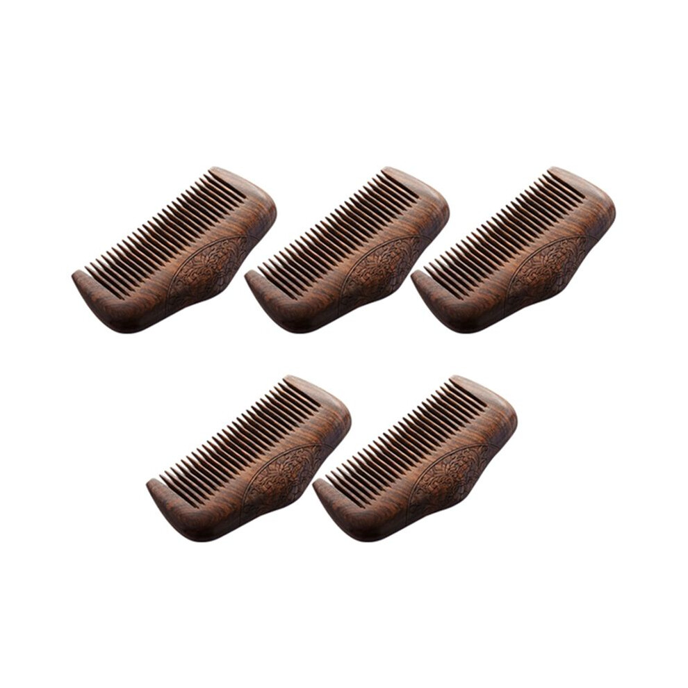 Tlily Green Pocket Comb Sandalwood Natural Super Narrow Dent Wood Combs Static Lice Beard Comb Hairstyle Sandalwood Comb