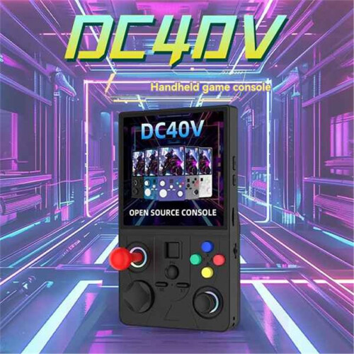 Console de Jeu Portable Rétro DC40V, Écran IPS 4 Pouces, Linux, Wi-Fi, Manette, Éclairage RGB, Compatible avec  de 30 Émulateurs B 2