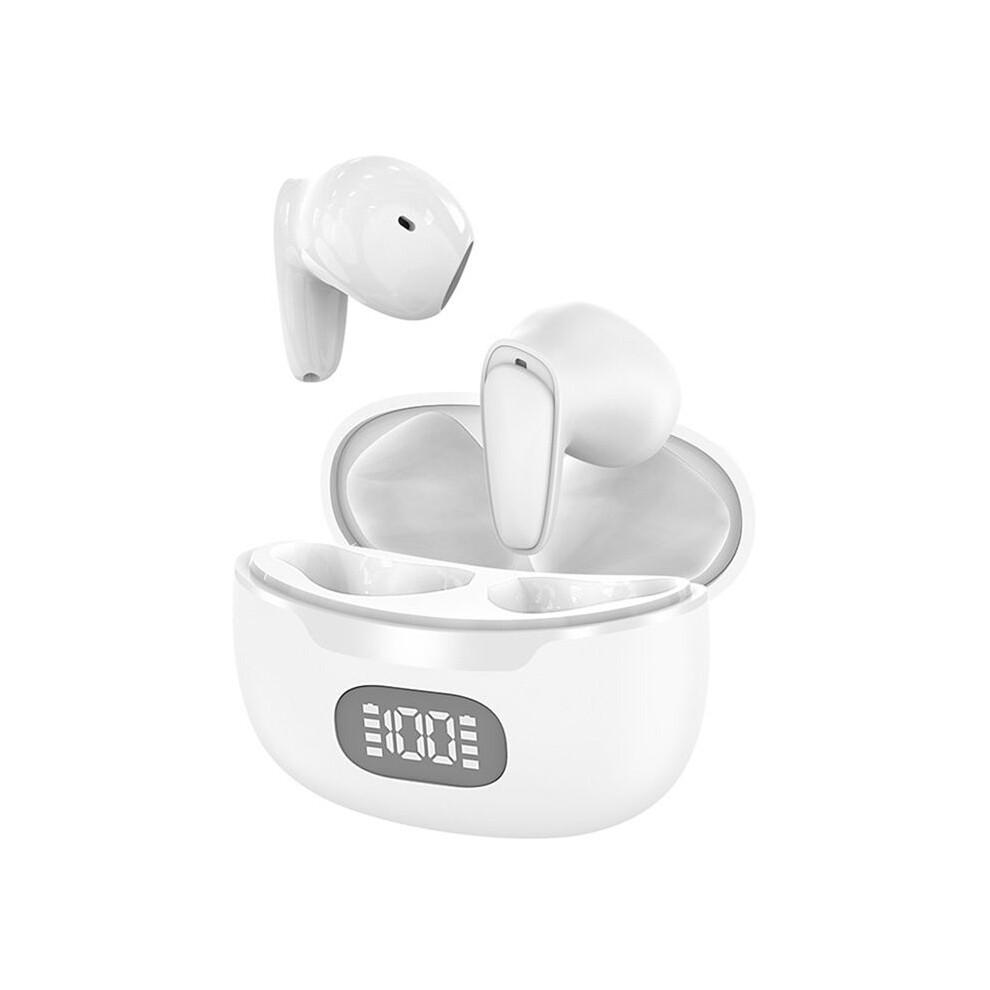 B28 Two-Way Language Translator Earbuds Real- Translation With Anc Supports 74 Languages & 70 Accents White 6033556402121
