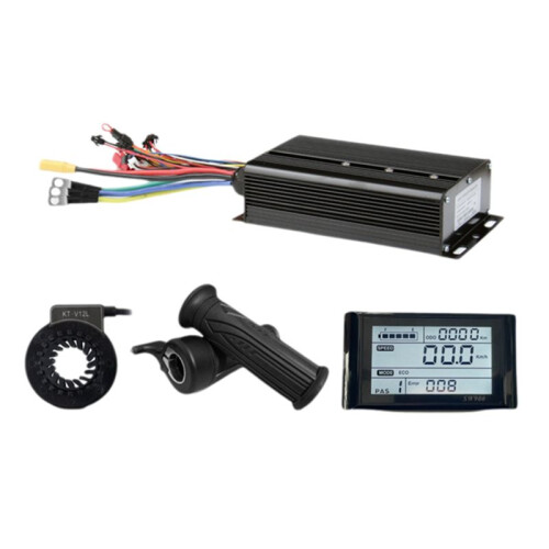 Electric Bike Three Mode Controller Set 80A 48V-72V Sine Wave Controller SW900 Display LCD Screen E-Bicycle Accessories