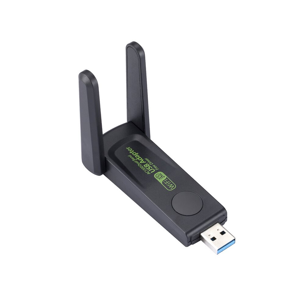 1300Mbps Wifi Usb Adapter Dual Band 2.4G/5Ghz Wi-Fi Dongle 802.11Ac Powerful Antenna Wireless Receiver Driver Free 4712405684995