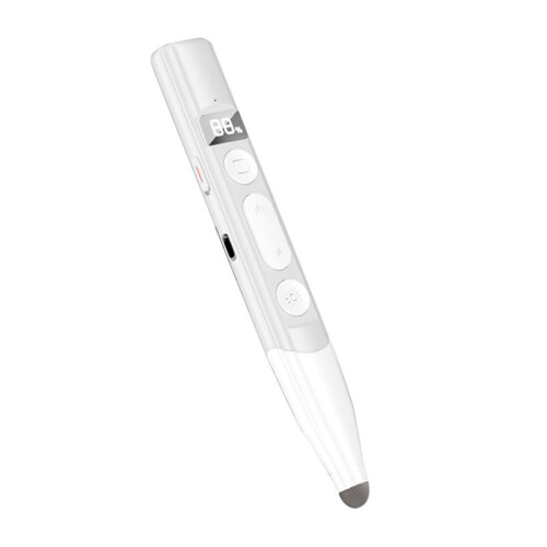 Wireless Presenter Remote Battery Level Display Stylus Screen Touch PPT Pointer Pen for Teaching and Meeting