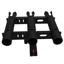 Triple Fishing Boat Rods Holder with Mount Bracket Deck Mount Rod Holder Boat Fishing Pole Holder