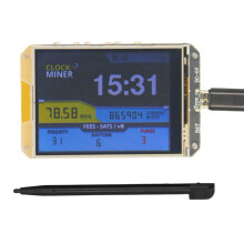 Bitcoin Solo Miner Nerdminer V2 78KHS med 2,8 Tums Pekskärm Bitcoin Miner Hashrate  Machine Nerd Miner V2