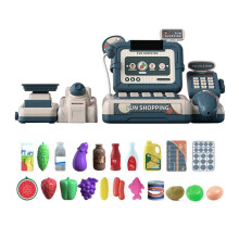 Caisse Enregistreuse pour Enfants, Simulation de Caisse Enregistreuse, Jeu de Calcul, Accessoires pour Enfants, Scanner et Sons, Caisse Enregistreuse