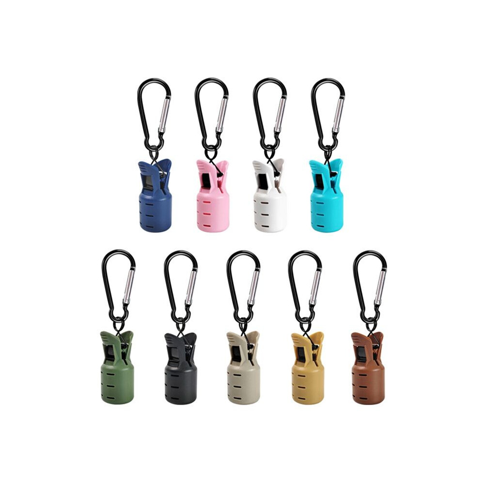 9Pcs Squid Jig Bait Protector Kit Octopus Squid Hooks Cover Cuttlefish Umbrella Lure Cap With Carabiner Fishing Tackle 6032767173370
