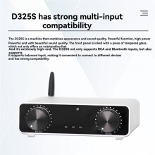 D325S HFI Desktop DAC AMP Headphone 300Wx2 QCC3084 RCA XLR Amplifier SBC/AAC/APTX/APTX-LL/LDAC