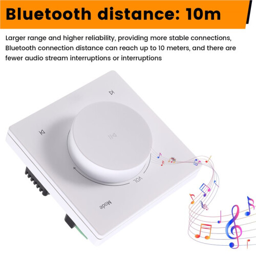 Audio Wall Amplifiers Bluetooths TF AUX Music Control Panel Stereo Ceiling Speakers Controller Home Theater Systems 2
