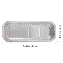 20 Pcs Box with Lid Foil Pans Lids Aluminum Utensils Disposable Shoopati Baking