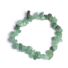 (1）15 Color Adjustable Unisex Natural Gemstone Bracelet Healing Crystal Chips Beaded Stretch Bracelet Jewelry Fashion Accessories Gift