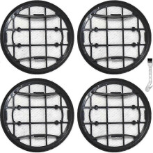 4er-Pack HEPA-Ersatzfilter für Saugroboter der Serien 7000 und 8000 (XC7053, XC7055, XC7057), Schwarz, szrh21