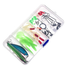 Luya Bionic Soft Bait Boxed Outdoor Fishing Luya Bait Feeder Kit