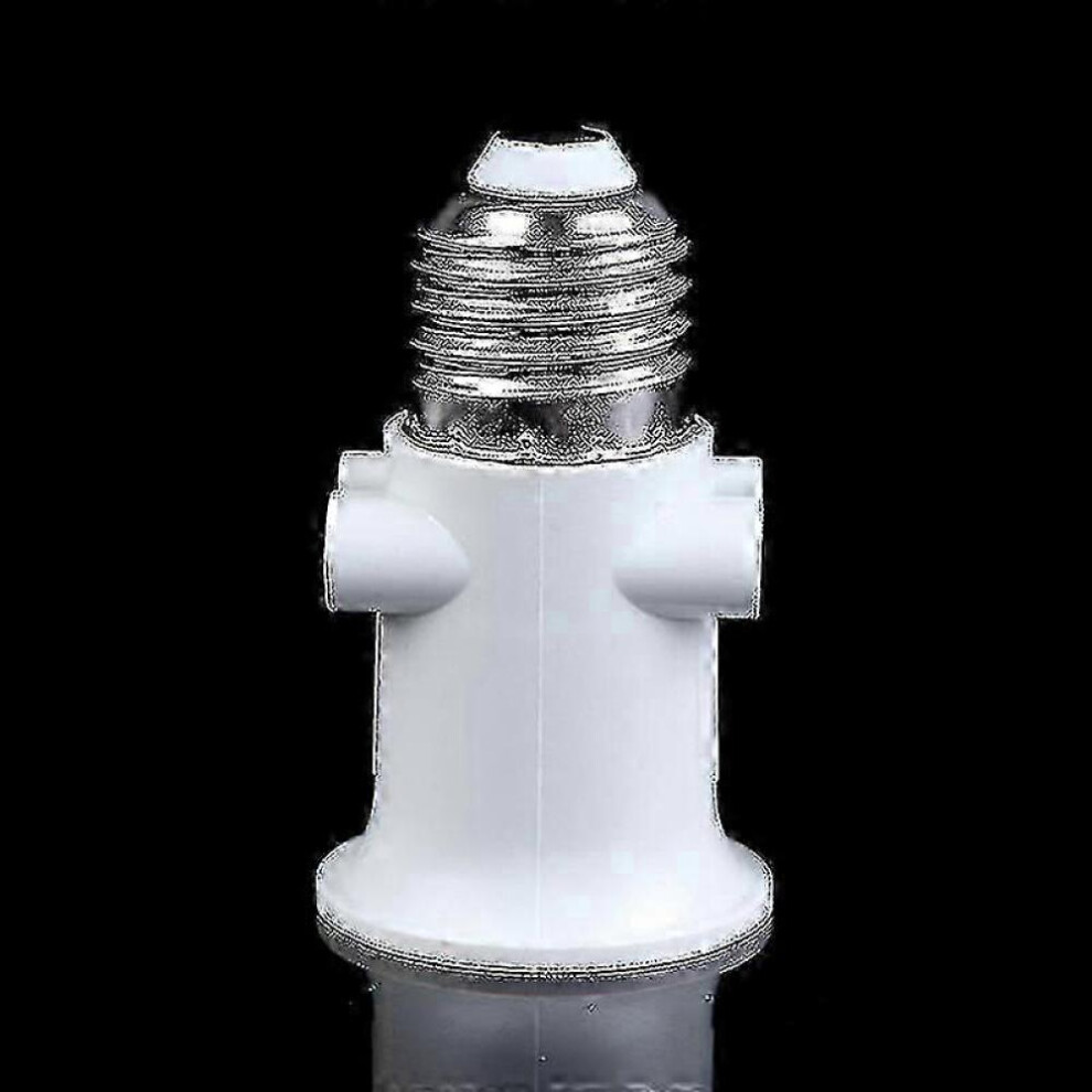E27 Bulb Adapter Socket With Eu Plug, 100-240V Ac Lamp Holder Base Converter 9361375602222