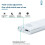 Under Cabinet Wireless Lighting Light 8in Motion Sensor Light Indoor 350mAh Rechargeable Closet Lights Dimming 3