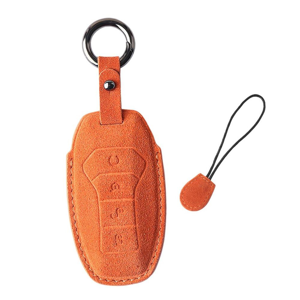 Car Key Fob Cover Suede Dustproof Fashionable Automotive Accessories Smart Key Protector Holder Key Fob Shell For Atto 3 9361375584658