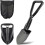 58,5 cm Multifunktionsschaufel, große Klappschaufel, Campingschaufel, schwarz 1