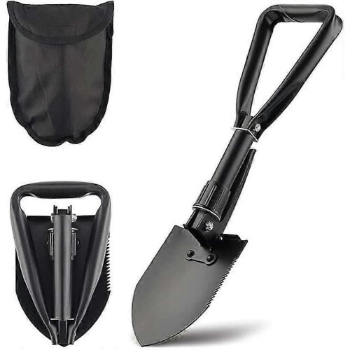 58.5cm Multi-function Shovel,large Folding,camping Shovel,black