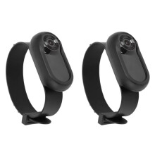2X HD 1080P Dog Tracker Collar No WiFi Needed Cat Camera Collar Camera with Video Records Cat Dog Gift Black