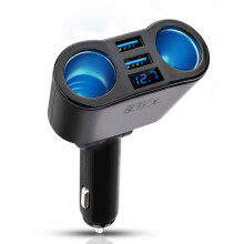 Carregador para isqueiro de carro, adaptador para isqueiro de carro com 2 tomadas