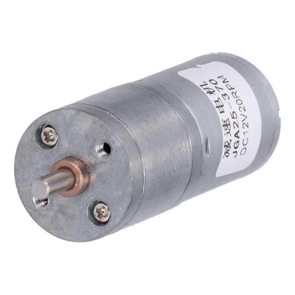 DC Motor JGA25?370 Worm Electric Reduction Engine for Power Tools Massage Equipment DC12V 20RPM
