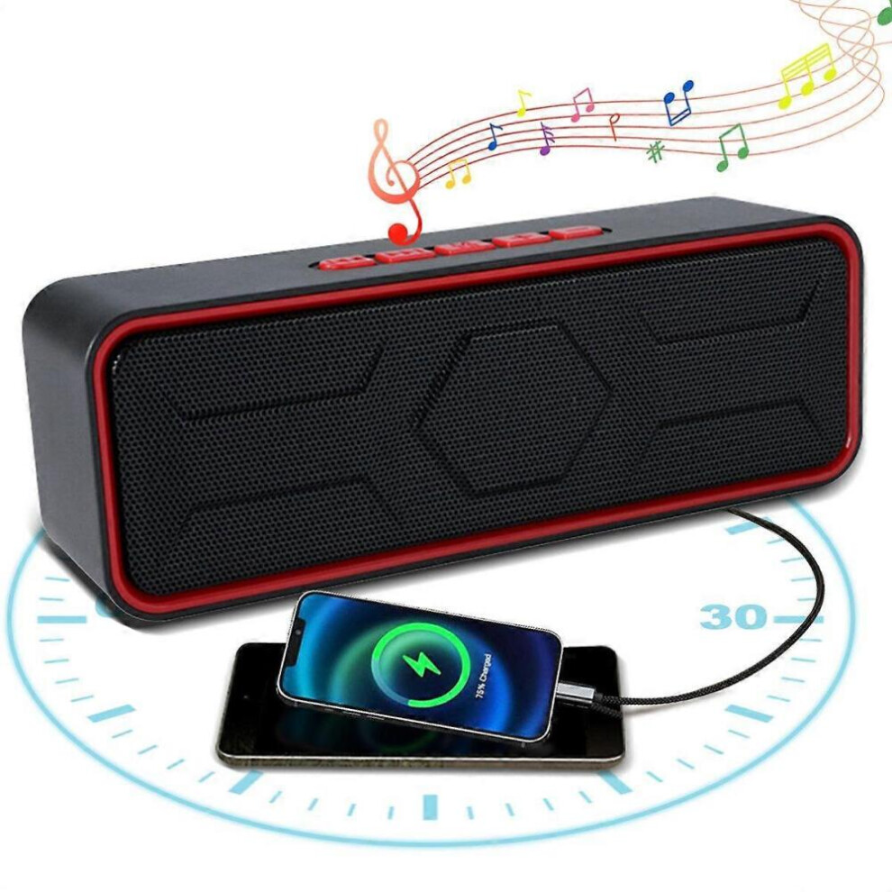 Portable Stereo Bluetooth Speaker With Wireless Radio And Premium Sound Quality. 9361375586249