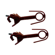 (long big head)2Pcs HO Scale Train Couplers for 1:87 Model Modification