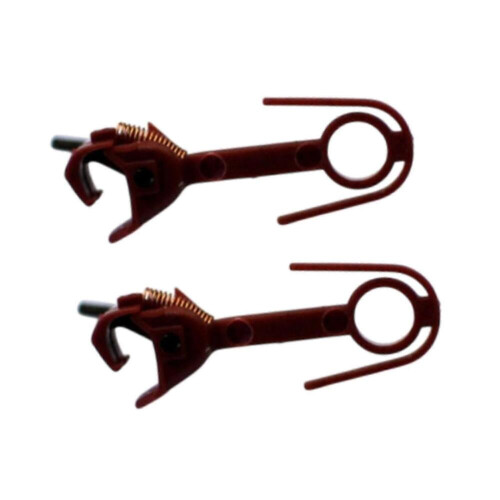 (long big head）2Pcs HO Scale Train Couplers for 1:87 Model Modification