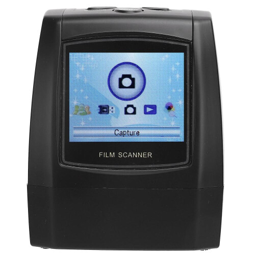 Digitize Memories with 135/35mm Film Scanner - USB2.0, 2.36" LCD, US Plug, Multi-Language 1