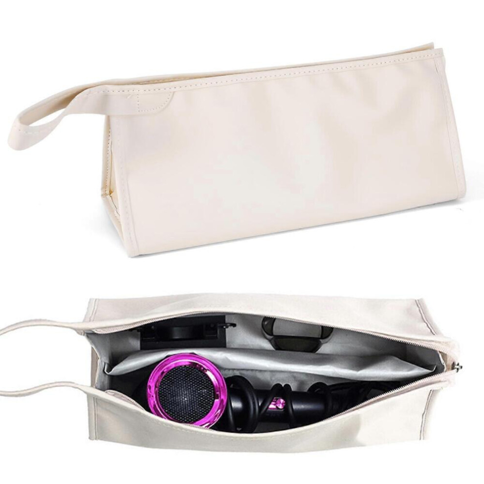 PU Leather Hair Tool Organizer Travel Case for Dyson Airwrap and Supersonic Dryer Straightener Curling Iron