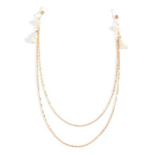 (Gold)Layered Alloy Bra Body Chain Jewelry No Piercing Faux Pearls Nipple Rings Lingerie Chest Chain Accessories for Women Gold
