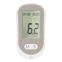 (A-50 papier 50 pinnen) Bloedglucosemeter voor thuisgebruik, slimme glucosemeter, snelle en nauwkeurige metingen, gebruiksvriendelijk, voor
