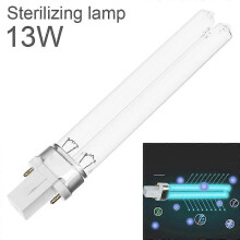 2pcs Uv-c Germicidal Lamp 9w H-shape Tube 254nm For Water & Air Sterilization
