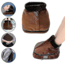 2-in-1 Electric Heating Foot ComFit For table Men's And Women's Foot Heating Foot Massager Slippers Foot