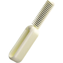 (Beige-Gelb) Haarglättungsbürste, kabelloser Heißkamm-Styler für Damen, schnell aufheizend, Ionen-Technologie, Anti-Frizz-Glättungsbürste, w