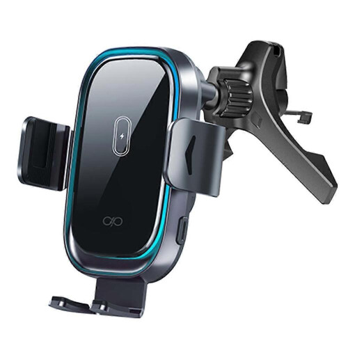 Car Mount with 15W Fast Qi Wireless Charging, Black