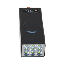 Tragbares Gehäuse für 21 18650-Powerbanks, Schnelllade-DIY-Akkubox