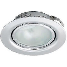 Osvětlení 12V 20W halogenové zapuštěné svítidlo chrom teplá bílá nízké napětí (vyžaduje ovladač)