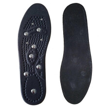 (Schwarz-41 46)26-27 Magnetische Einlegesohlen für Damen und Herren, orthopädische Akupressur-Einlegesohlen zur Fußtherapie bei Neuropathie