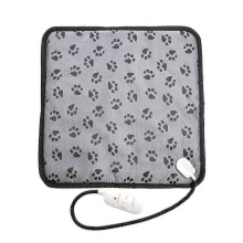 Pet Heating Pad for Dogs & Cats, Electric Adjustable Warming Mat with Waterproof Chew-Resistant Steel Cord, 45cm x 45cm Large