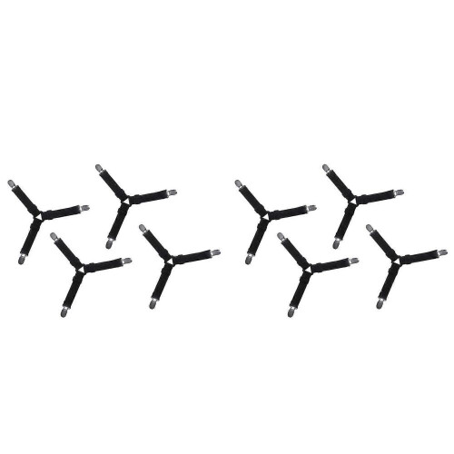 correas ajustables con clip para sábanas, fundas de colchón, cojines de sofá, banda elástica, cinturón triangular