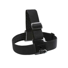 SHOOT Fascia pettorale, fascia per la testa, supporto da cintura per GoPro 10 9 8 7, nero, compatibile con Dji Osmo Xiaomi Yi 4K Sjcam Sj8 P