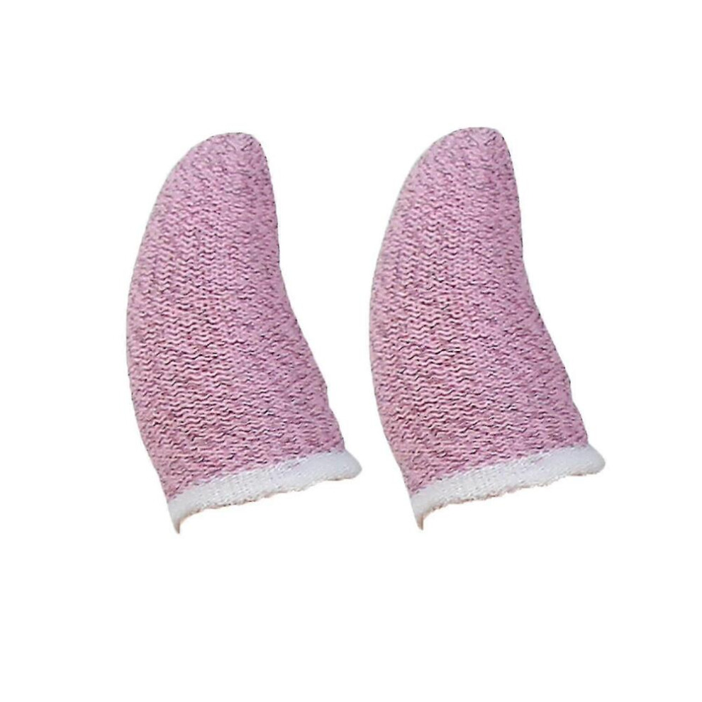 Game Finger Cots, Sweat-Proof Finger Cots, Elite Breathable Finger Cots, For Mobile Games (Pink) (10 Pcs) Pink 9361375601379